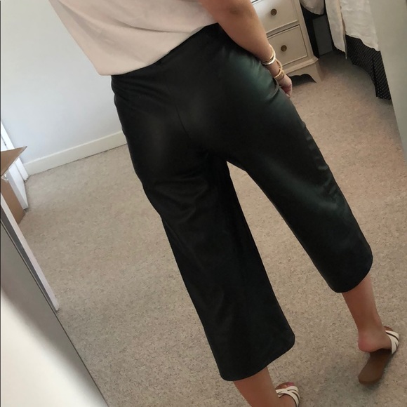 Faux Leather Culottes by Pink Tartan - Picture 3 of 4